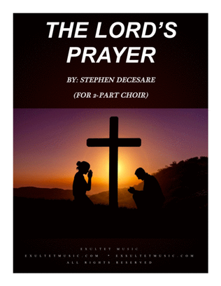 Book cover for The Lord's Prayer (for 2-part choir)