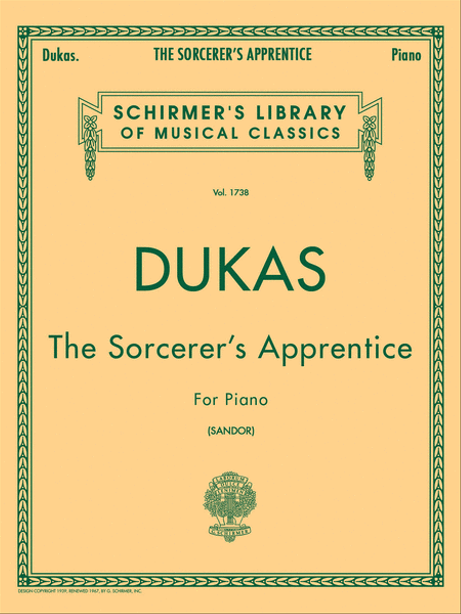 Sorcerer's Apprentice Piano Solo scores gallery preview page 1