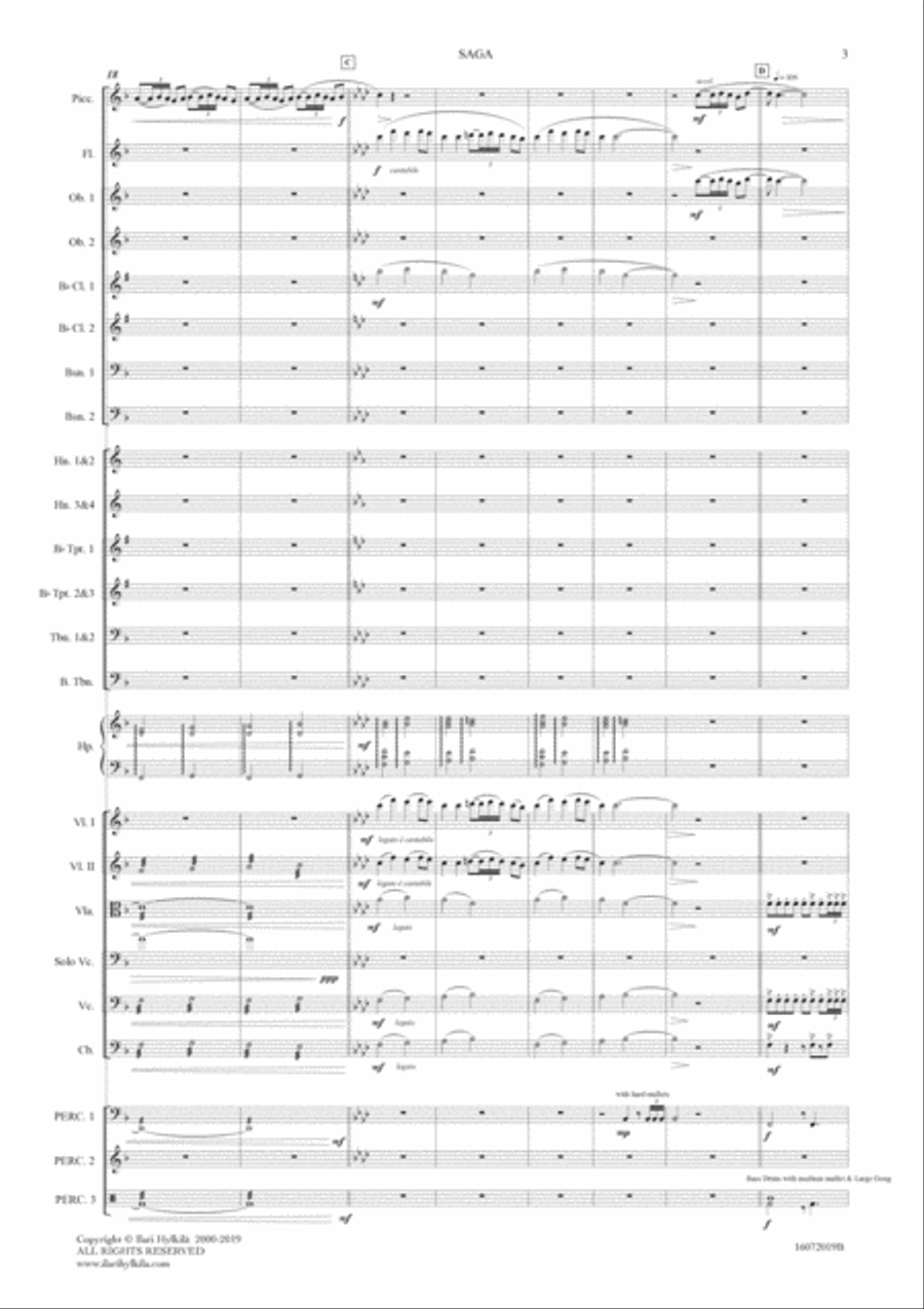 Saga Full Orchestra scores gallery preview page 5