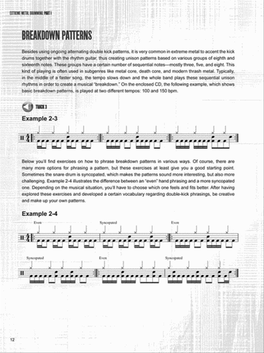 Extreme Metal Drumming Drums scores gallery preview page 4
