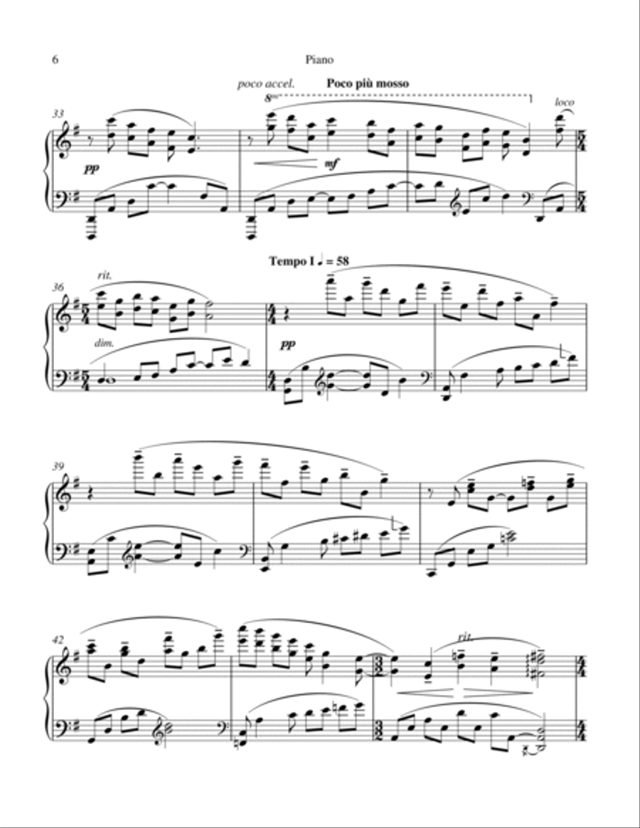 Flowers of the Soul (Piano) Piano Solo scores gallery preview page 6
