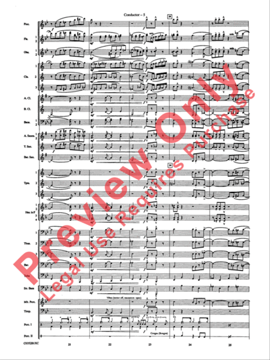 Duke Ellington! Duke Ellington! Concert Band scores gallery preview page 8