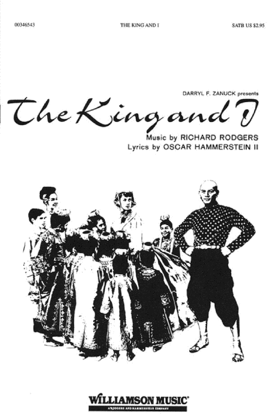 The King and I (Choral Selections) 4-Part scores gallery preview page 1