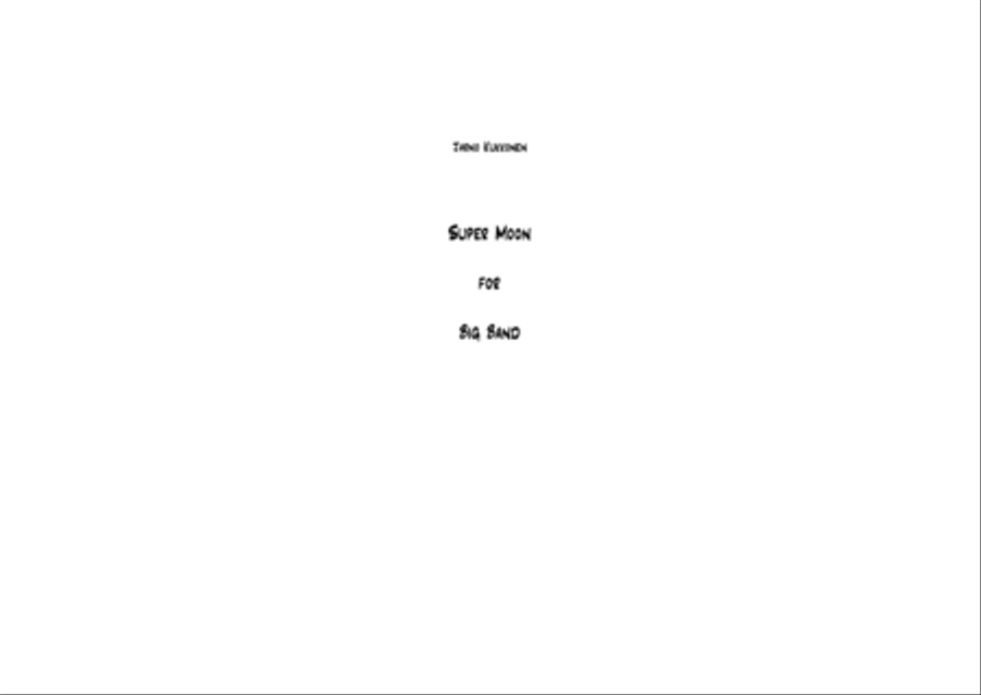 Super Moon Jazz Ensemble scores gallery preview page 1