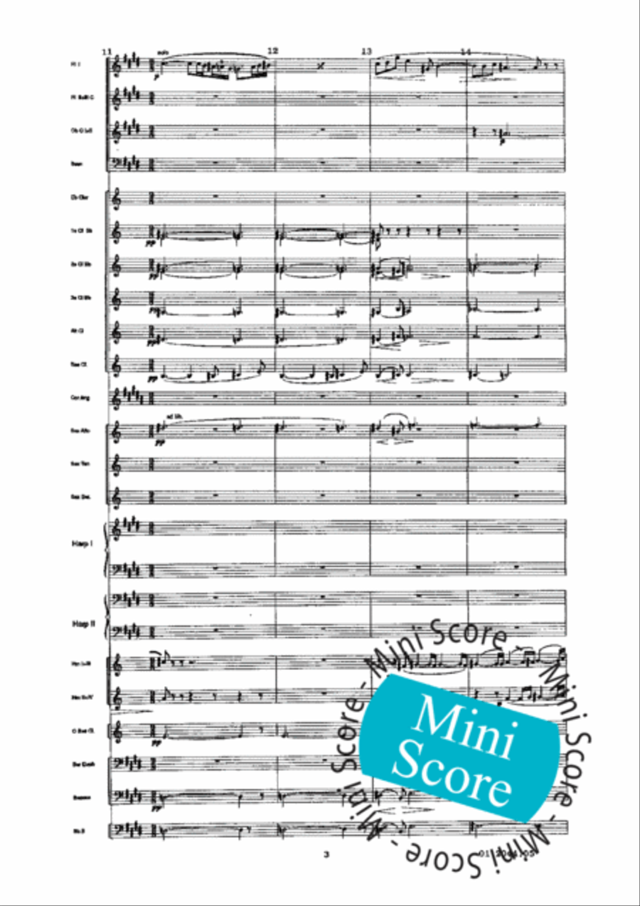 Prelude a L'Apres-Midi D'un Faune Concert Band scores gallery preview page 7