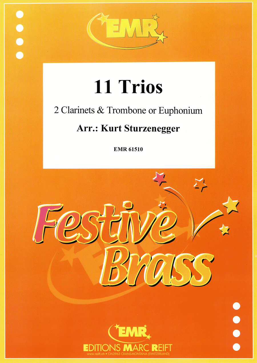 11 Trios Clarinet scores gallery preview page 1