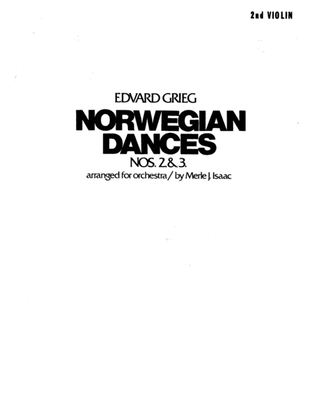 Norwegian Dances Nos. 2 & 3: 2nd Violin