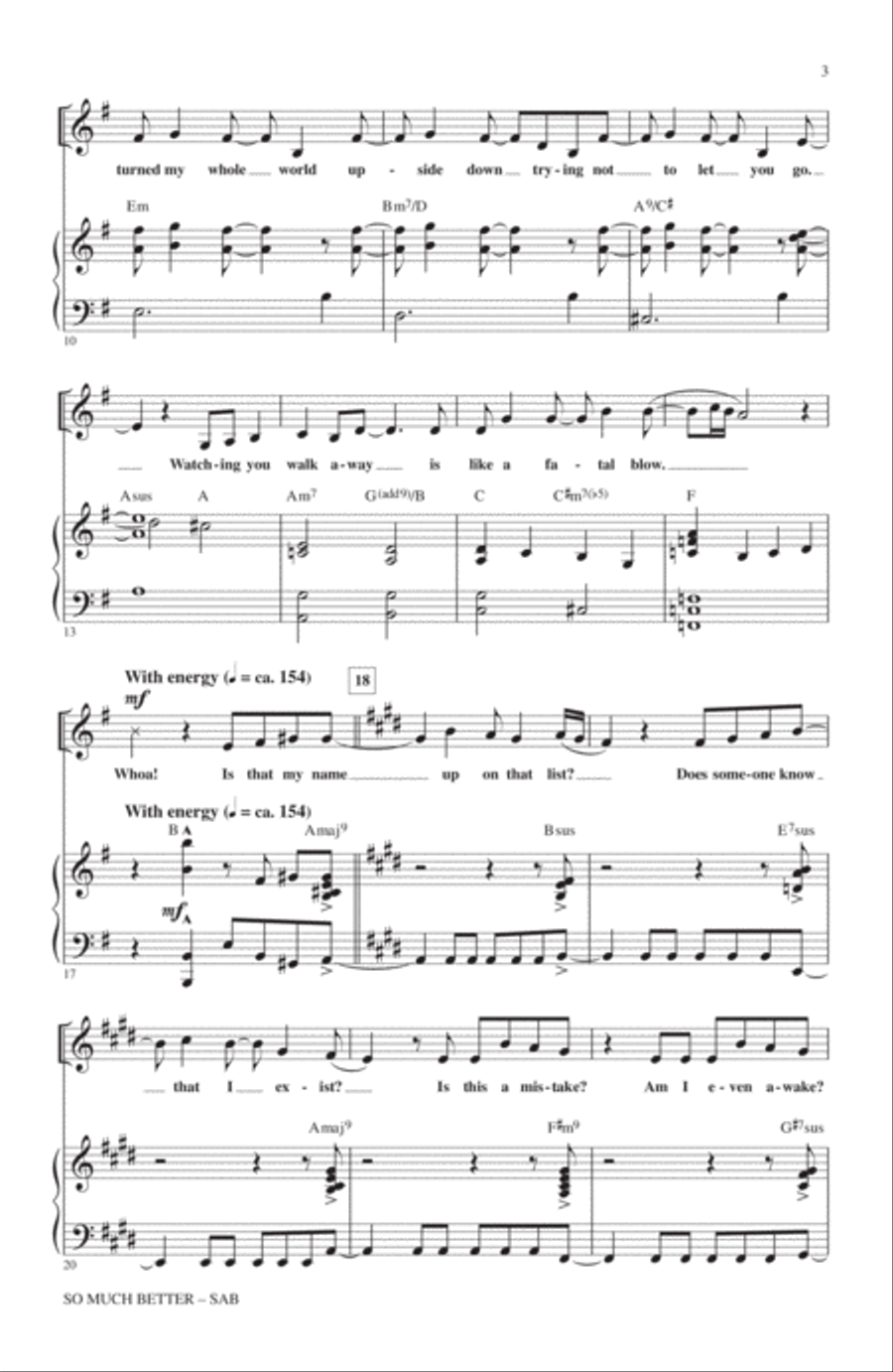 So Much Better (from Legally Blonde) 3-Part scores gallery preview page 2