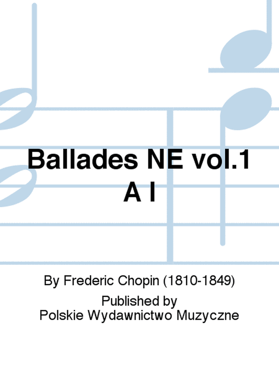 Ballades NE vol.1 A I