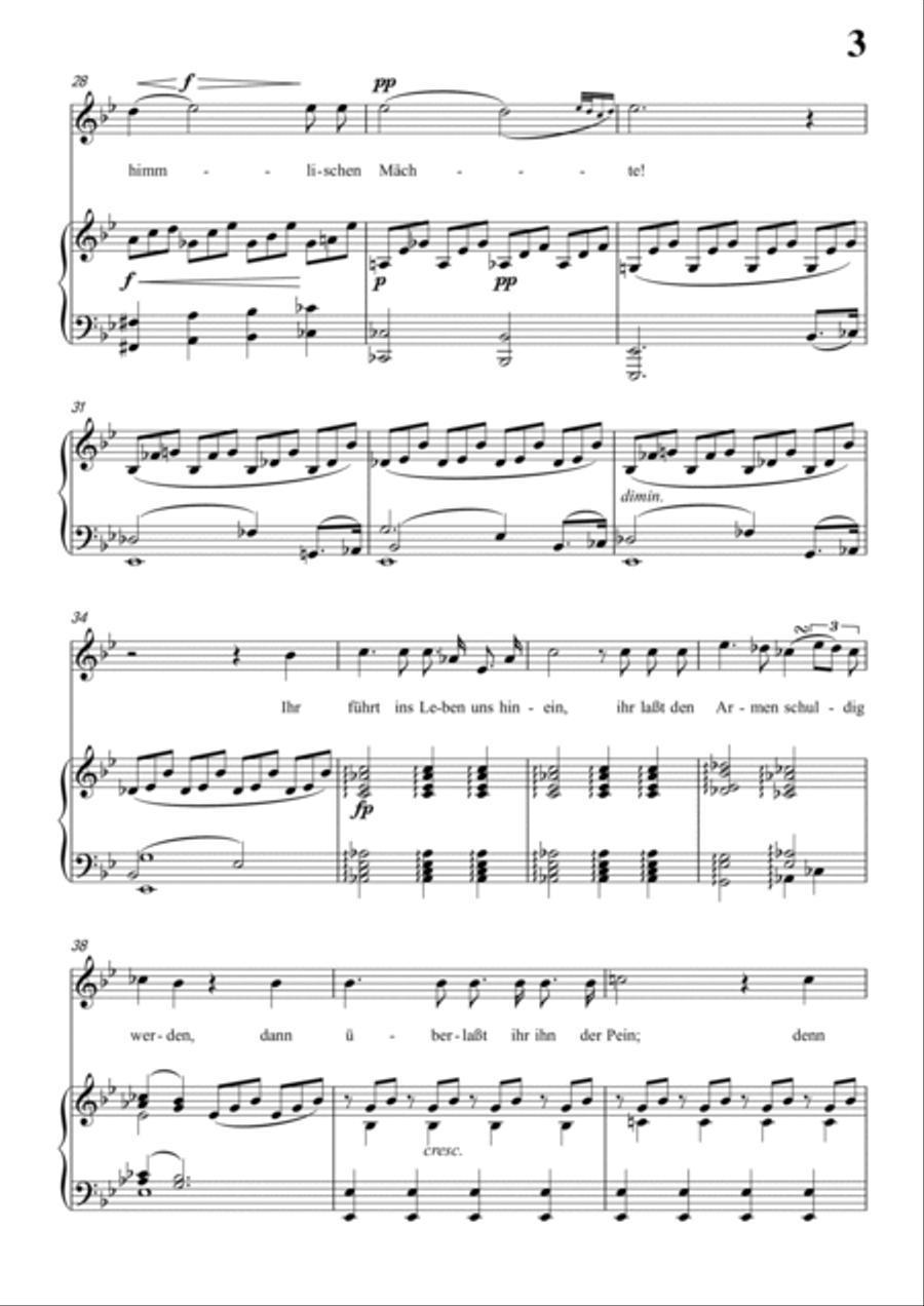 Schubert-Gesänge des Harfners,Op.12 No.2 in g minor,for Vocal and Piano Voice scores gallery preview page 4