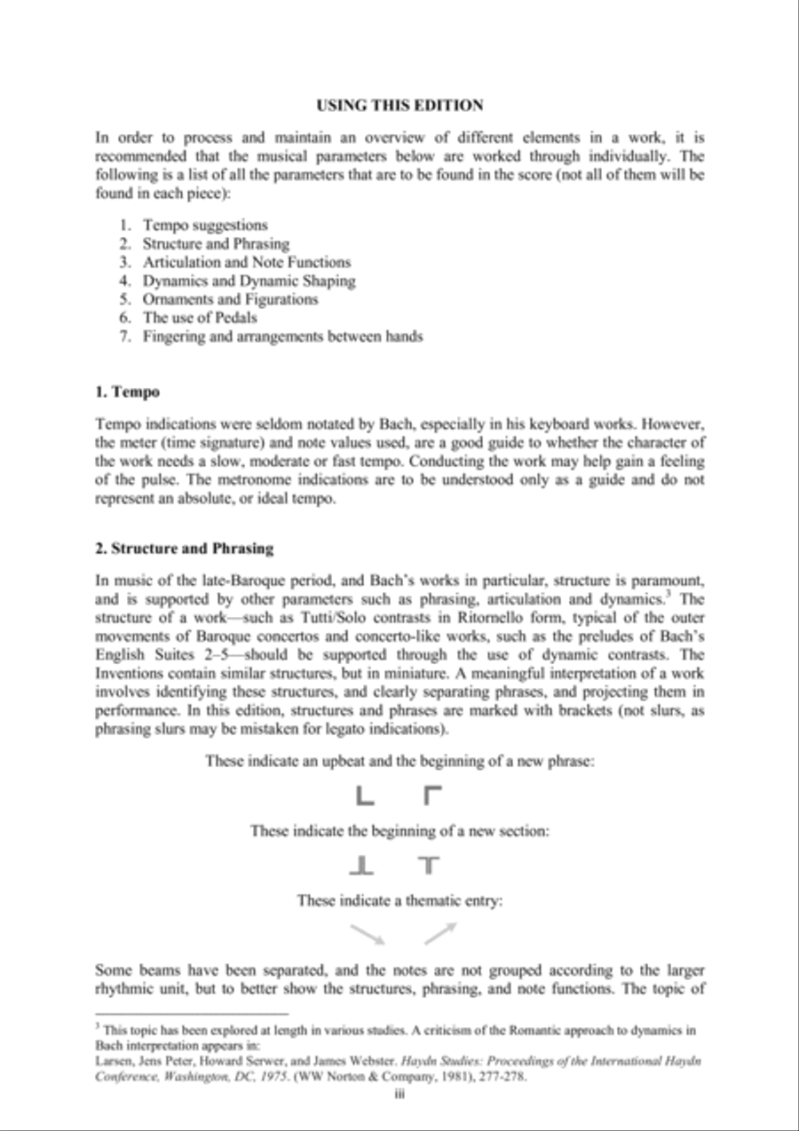 15 Two-part Inventions BWV 772-786 Blankenheim / Rosar Edition