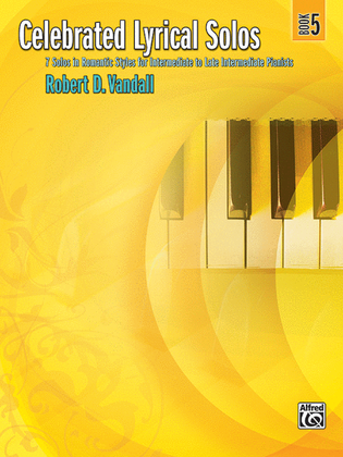 Book cover for Celebrated Lyrical Solos, Book 5