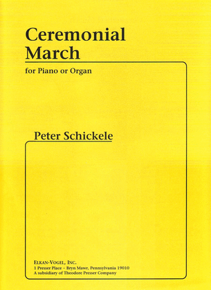 Book cover for Ceremonial March
