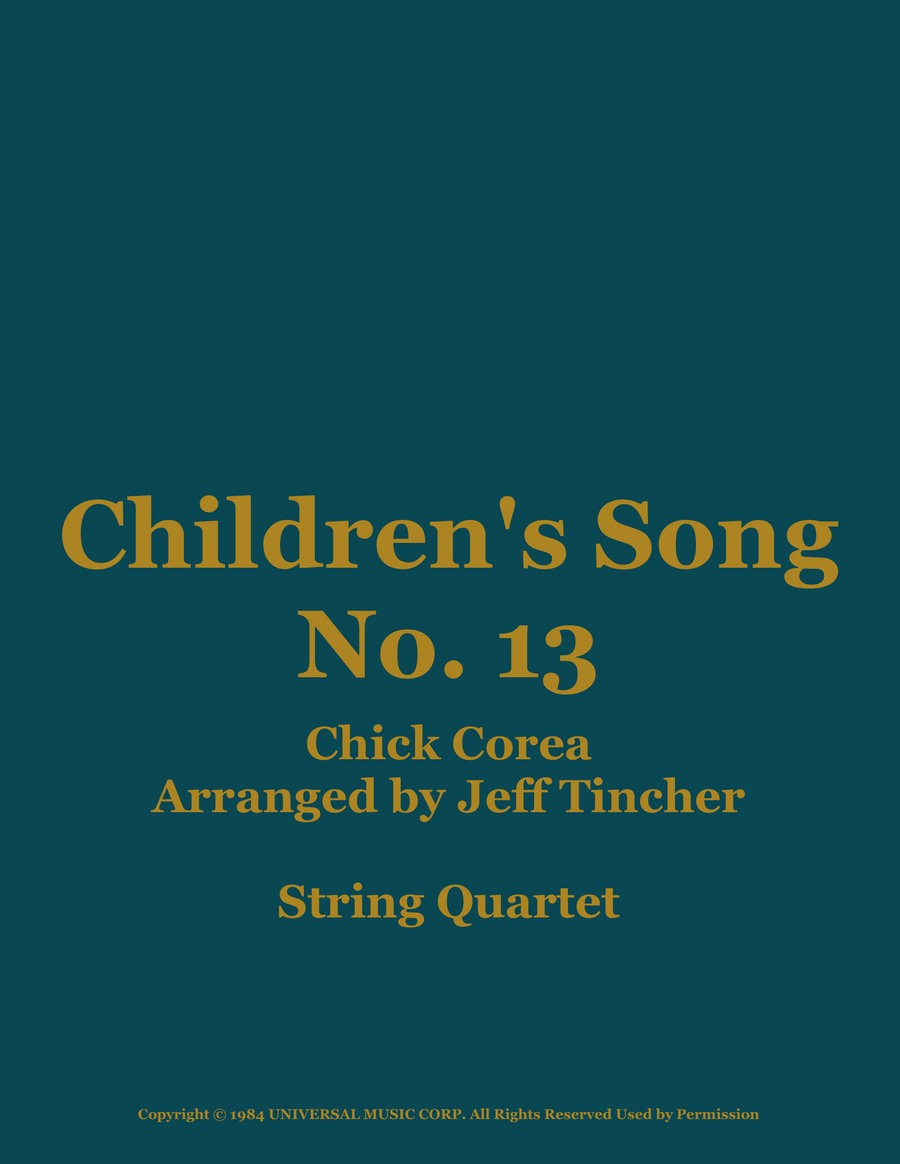 Children's Song No. 13