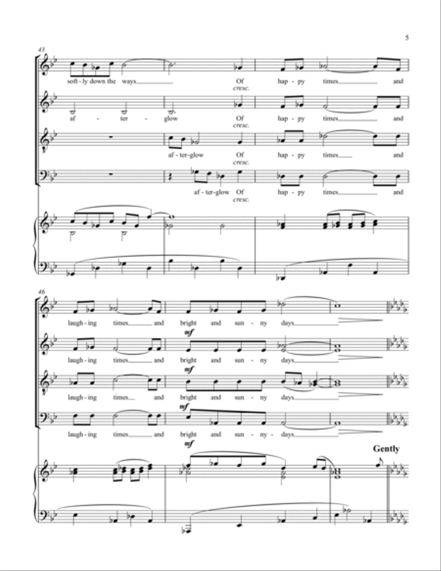 Afterglow Afterglow 4-Part scores gallery preview page 5