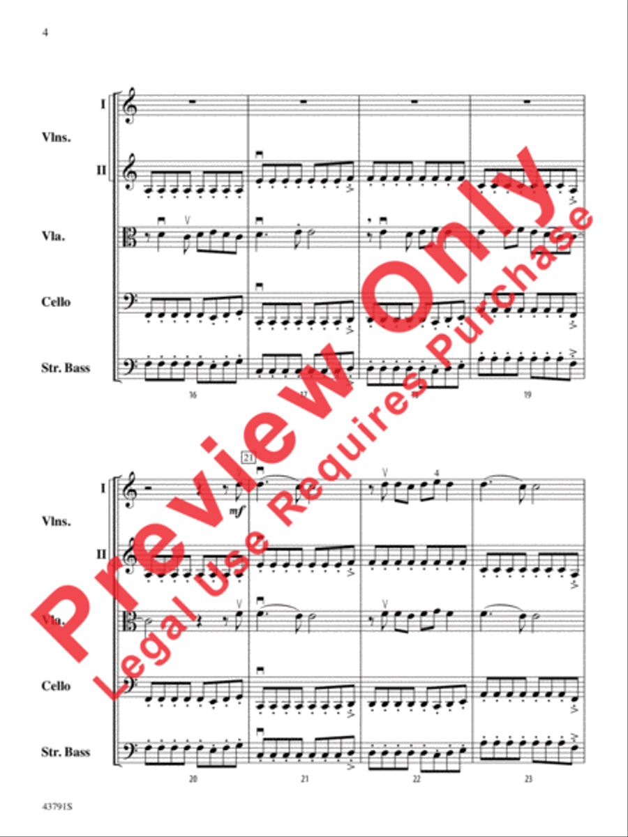Starlight String Orchestra scores gallery preview page 21