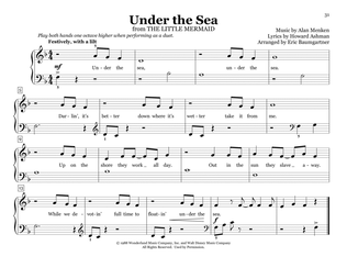 Book cover for Under The Sea (from The Little Mermaid) (arr. Eric Baumgartner)