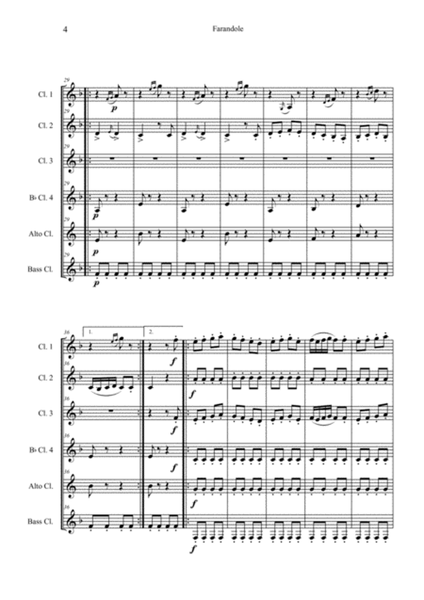 Farandole for clarinet choir image number null
