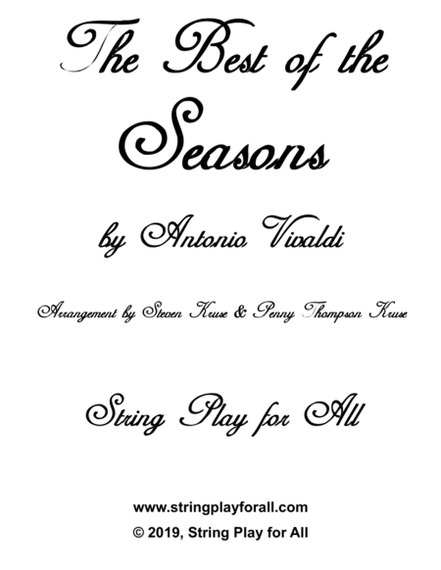 The Best of the Seasons for Multi-Level String Orchestra image number null