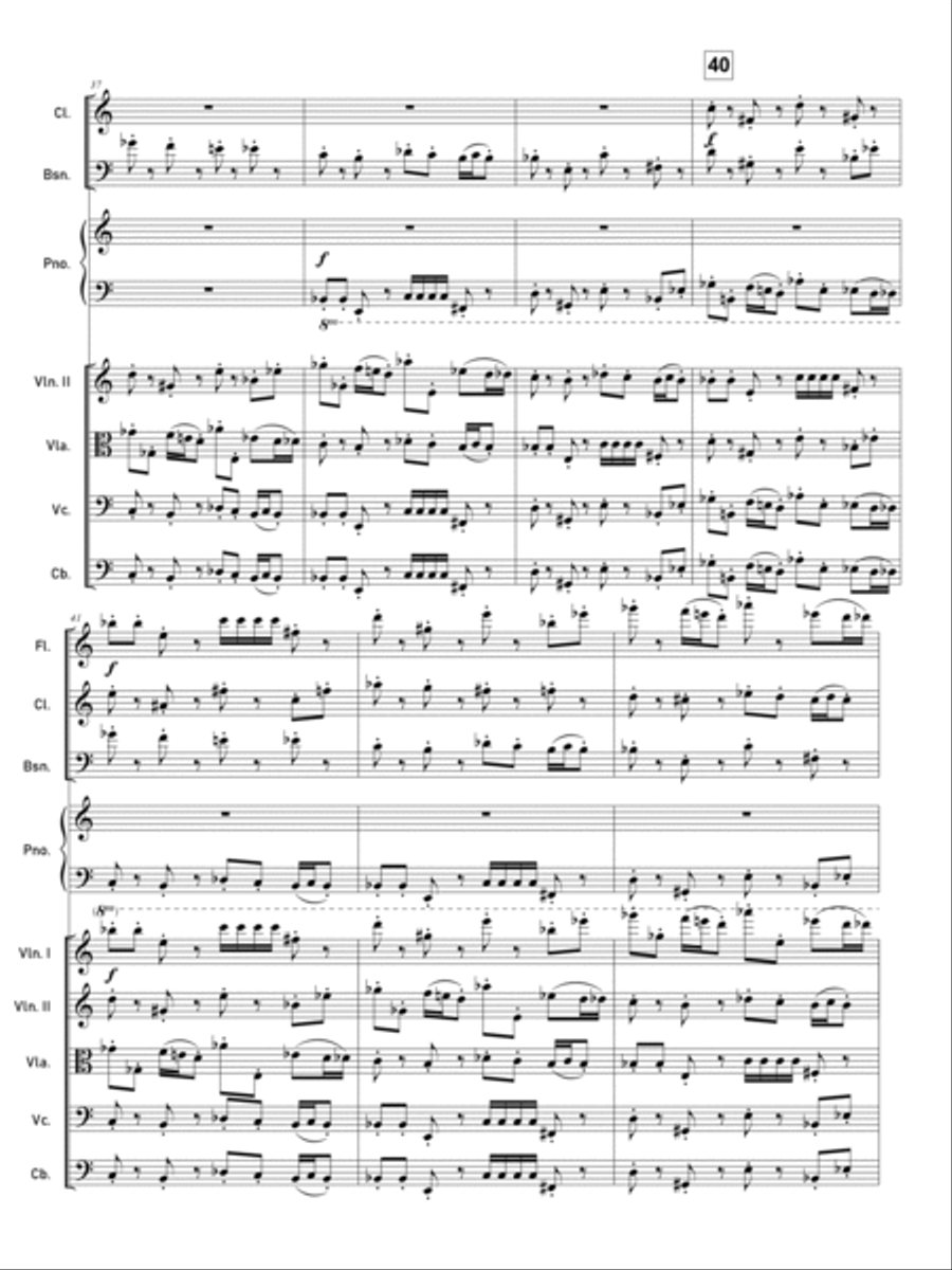 The Bestiality The Bestiality Large Ensemble scores gallery preview page 5
