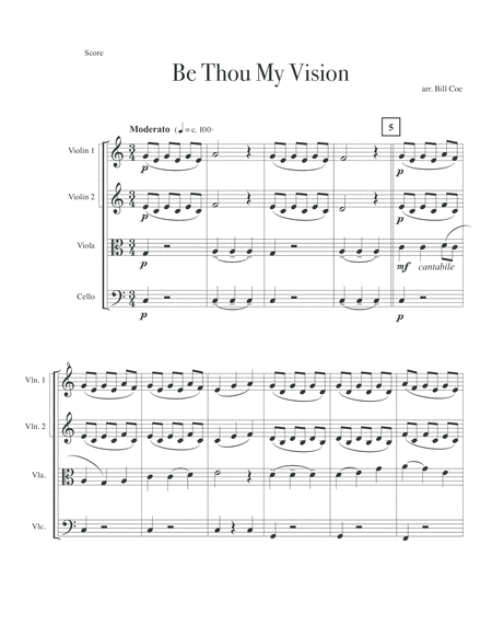Be Thou My Vision string quartet