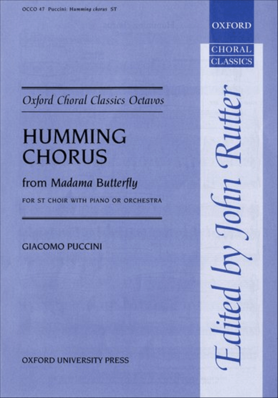 Humming Chorus from Madama Butterfly Choir scores gallery preview page 1