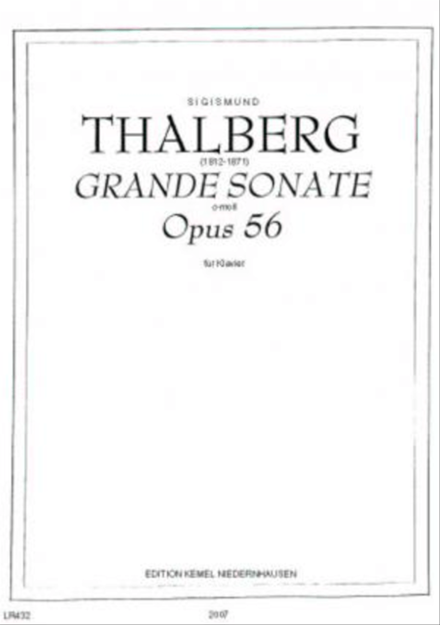 Grande sonate c-moll Grande sonate c-moll Piano Solo scores gallery preview page 1