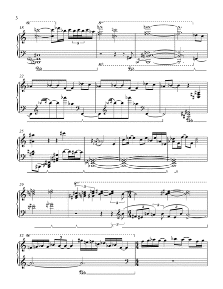 Five Colors Make the Eyes Blind (Complete) Piano Solo scores gallery preview page 4