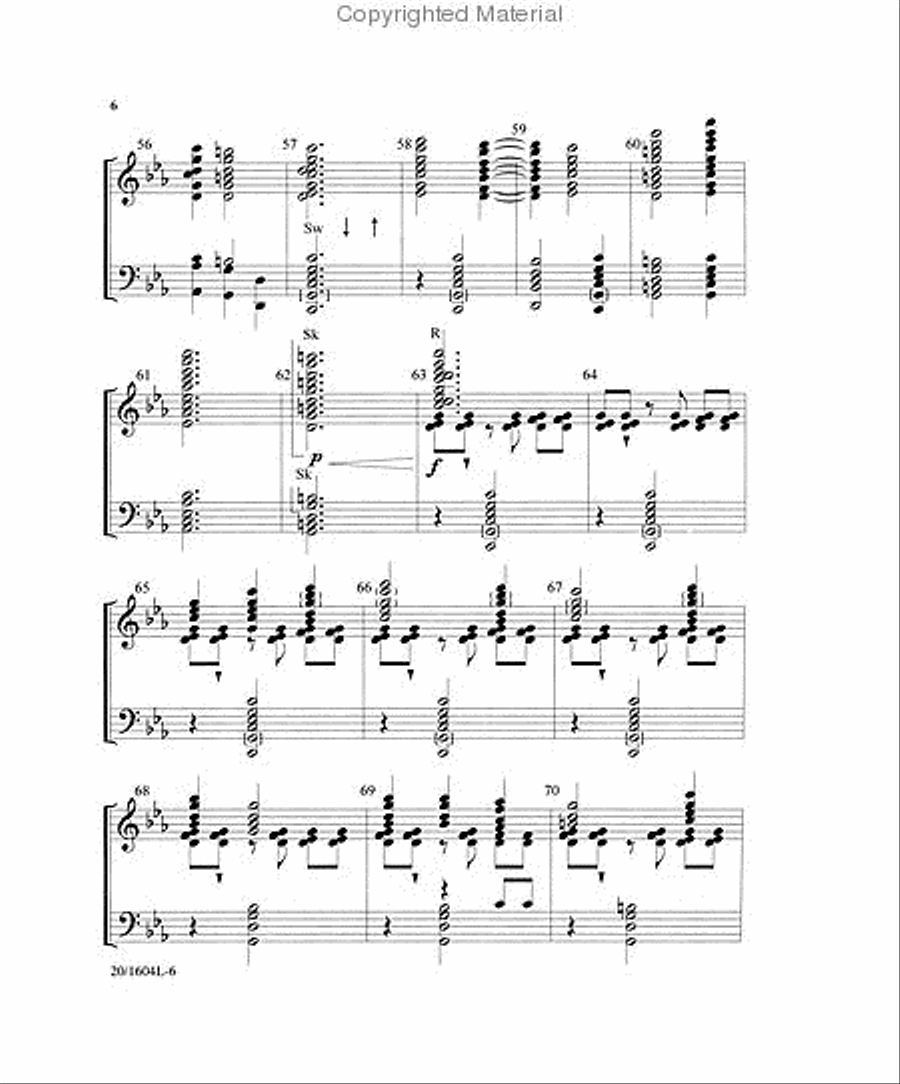 If Thou But Trust in God to Guide Thee 5-Octaves scores gallery preview page 3