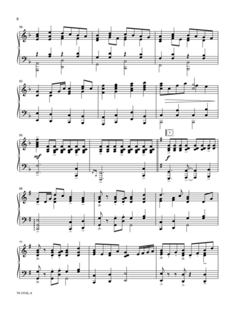 Christmas in Ivory Piano Solo scores gallery preview page 6