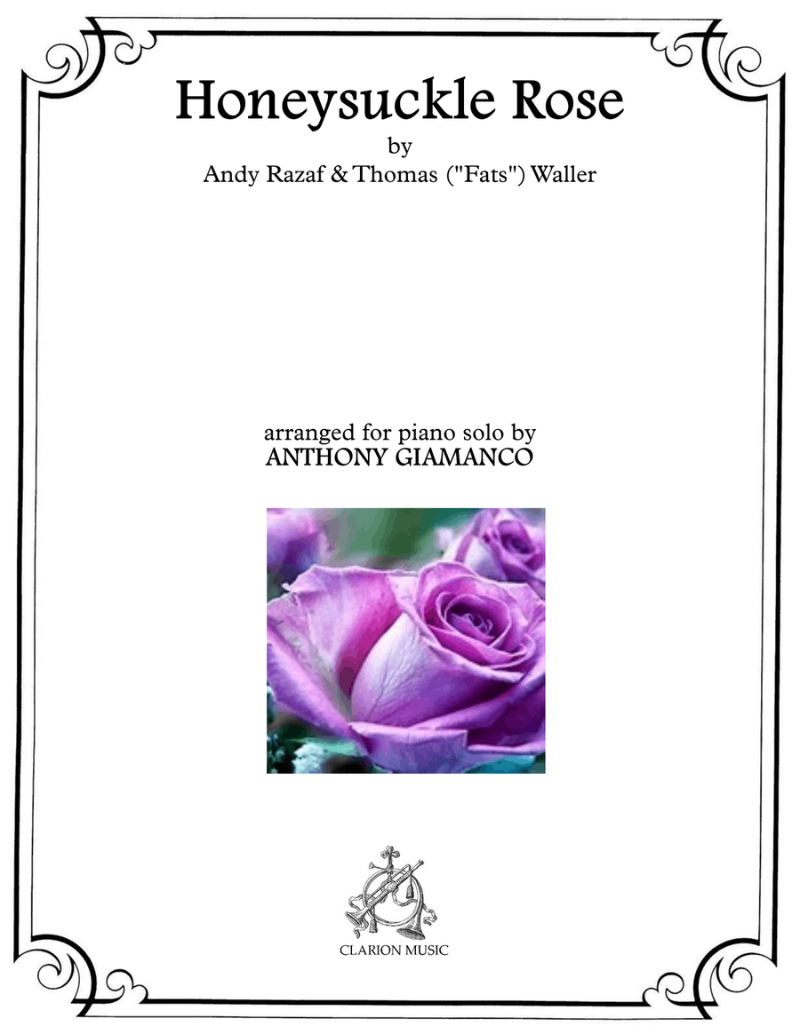 Honeysuckle Rose Piano Solo scores gallery preview page 1