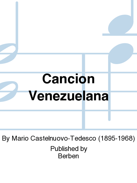 Cancion Venezuelana