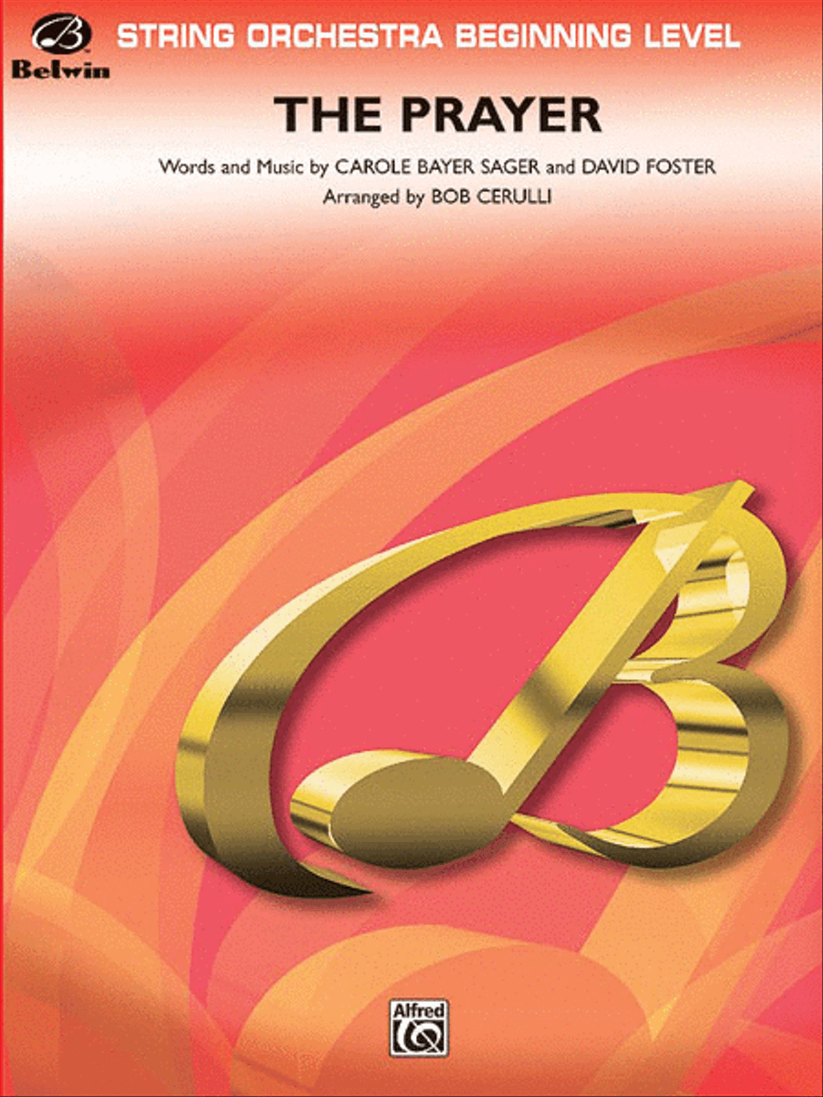 The Prayer by Carole Bayer Sager String Orchestra - Sheet Music