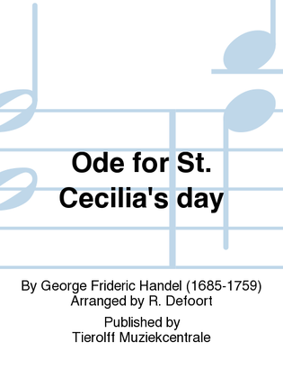 Ode For St. Cecilia's Day