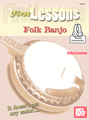 Book cover for First Lessons Folk Banjo