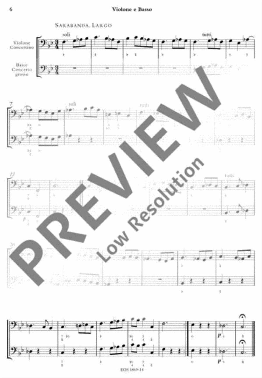 Concerto Grosso Double Bass scores gallery preview page 6