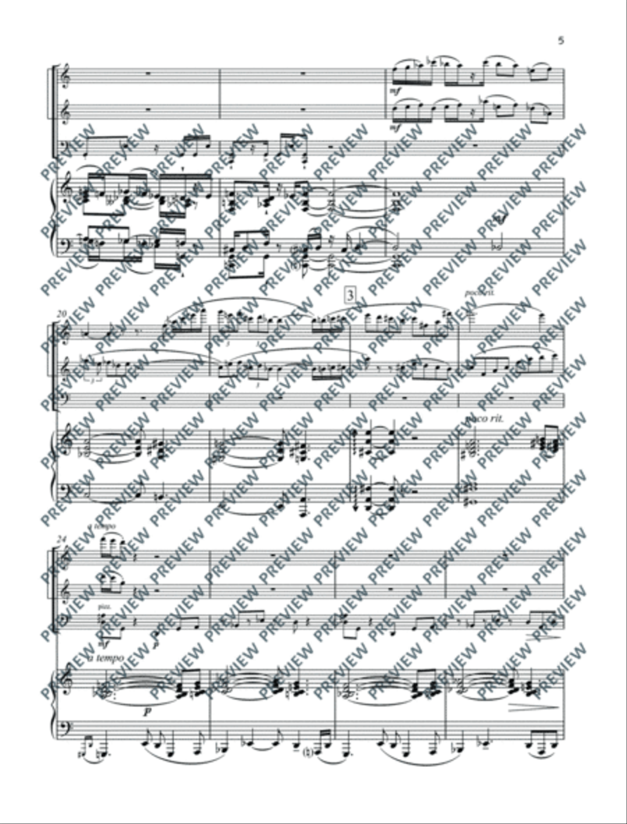 Divertissement Flute scores gallery preview page 6