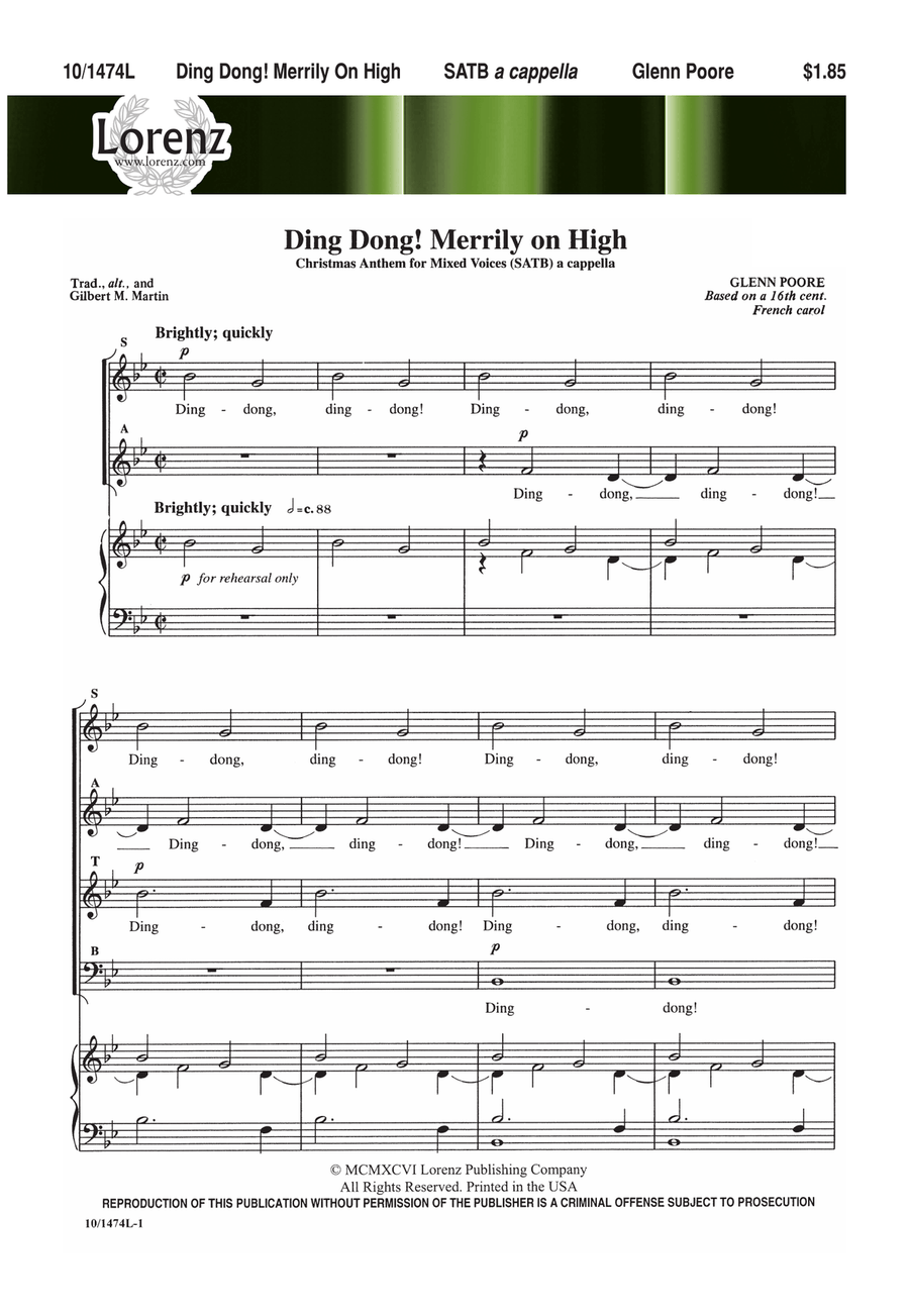 Ding Dong! Merrily on High