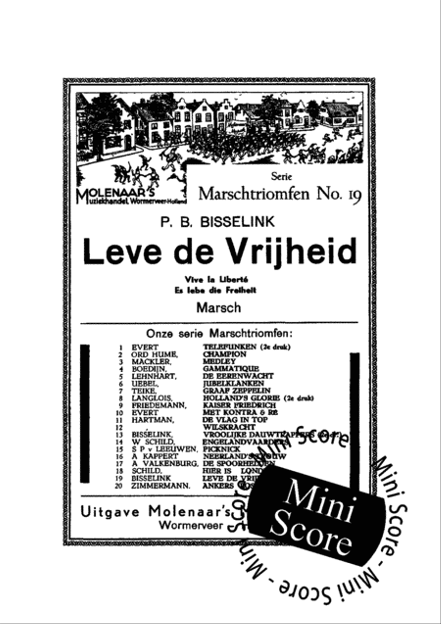 Leve de Vrijheid Leve de Vrijheid Fanfare Band scores gallery preview page 3
