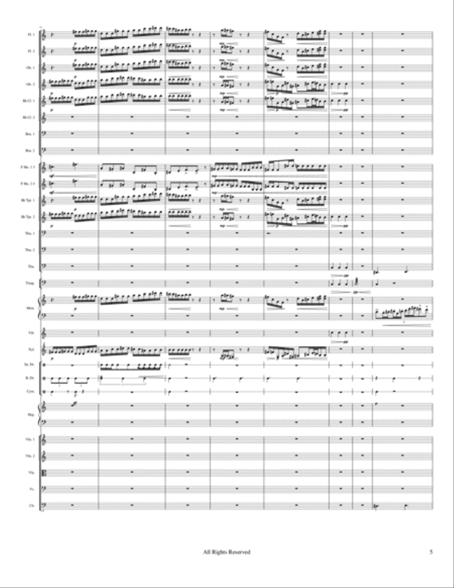 The Experiment Concert Band scores gallery preview page 5