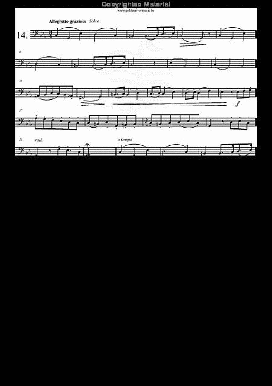 22 Etudes Melodiques Tuba scores gallery preview page 15