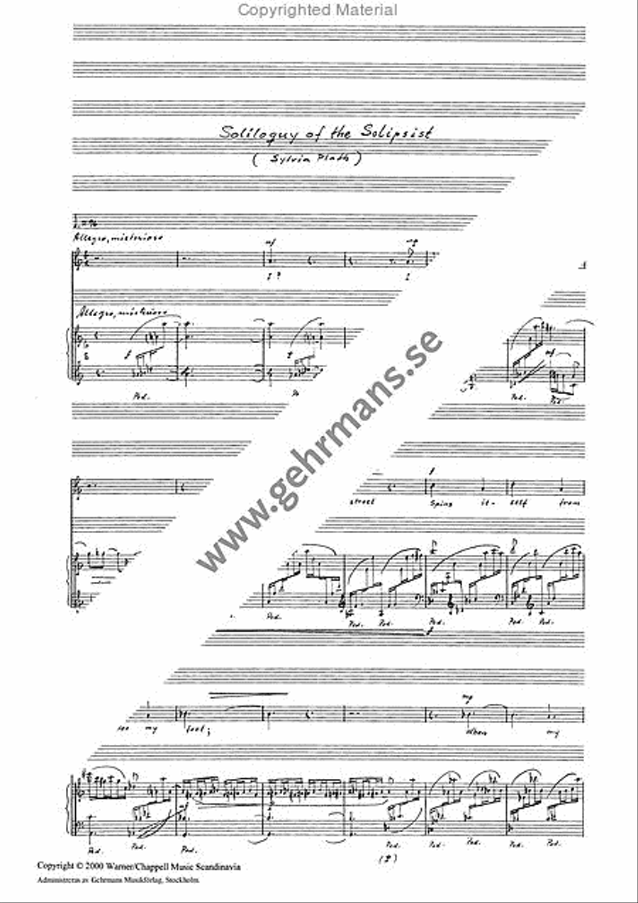 Soliloquy of the Solipsist Voice scores gallery preview page 2