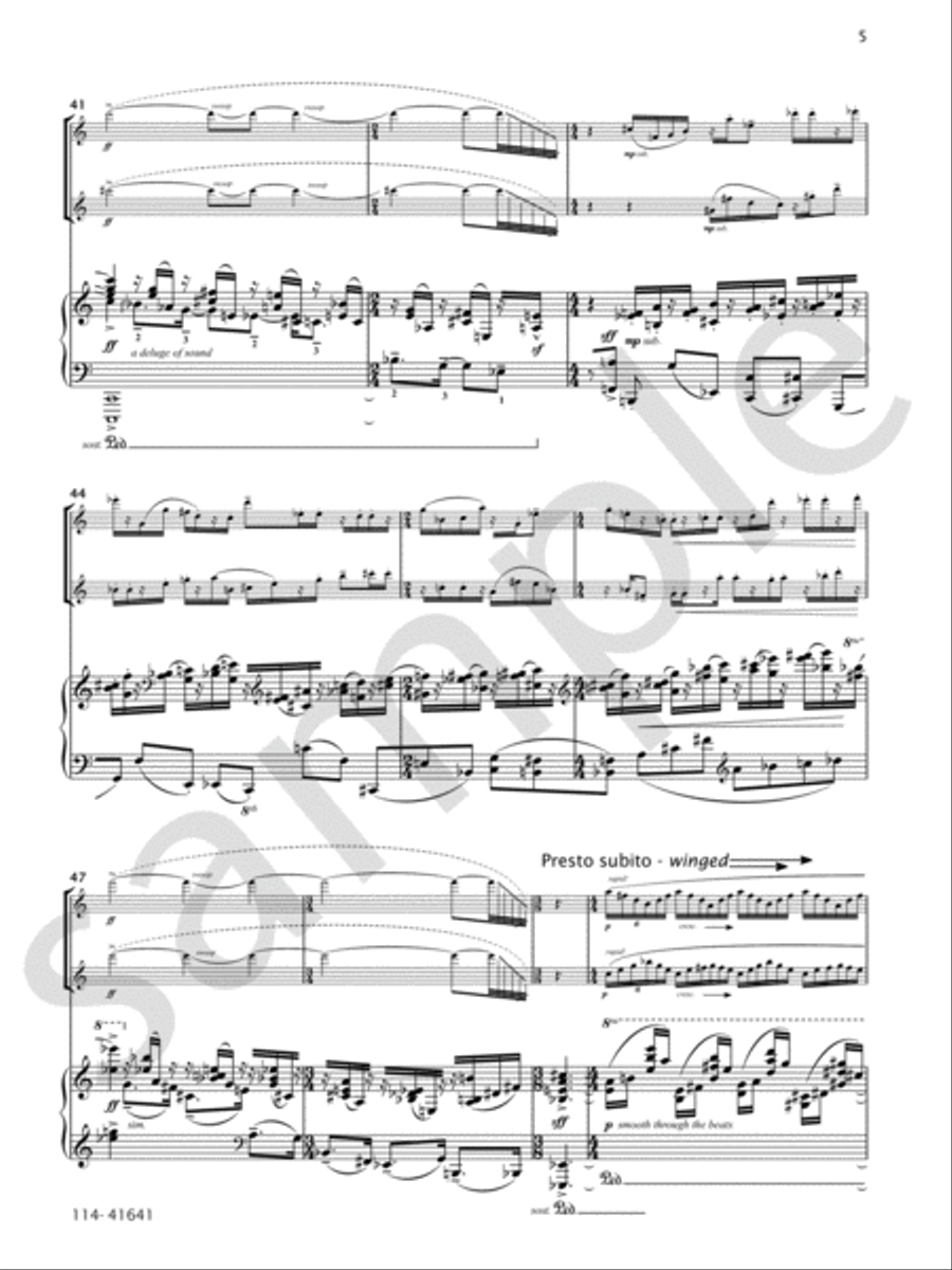 Vultures Chamber Music scores gallery preview page 7