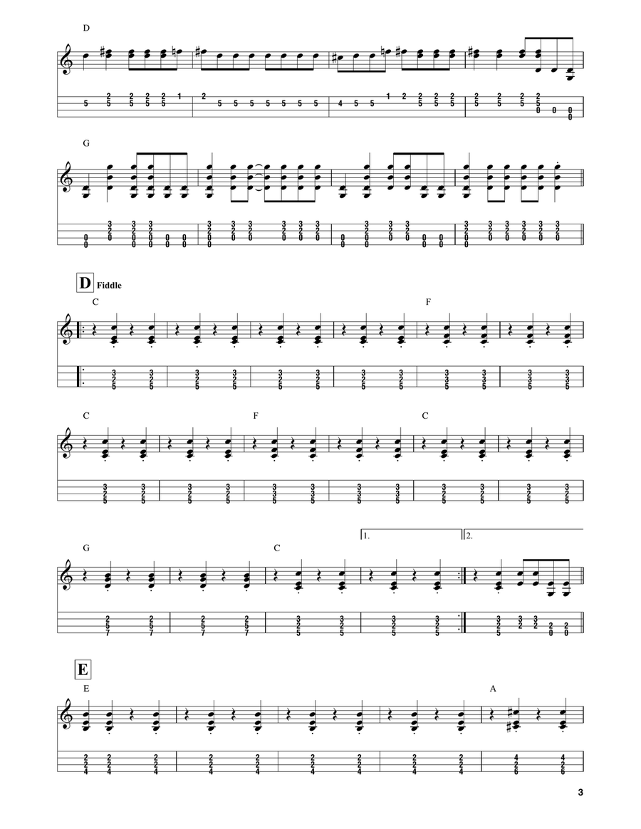 Raw Hide Raw Hide Mandolin scores gallery preview page 3