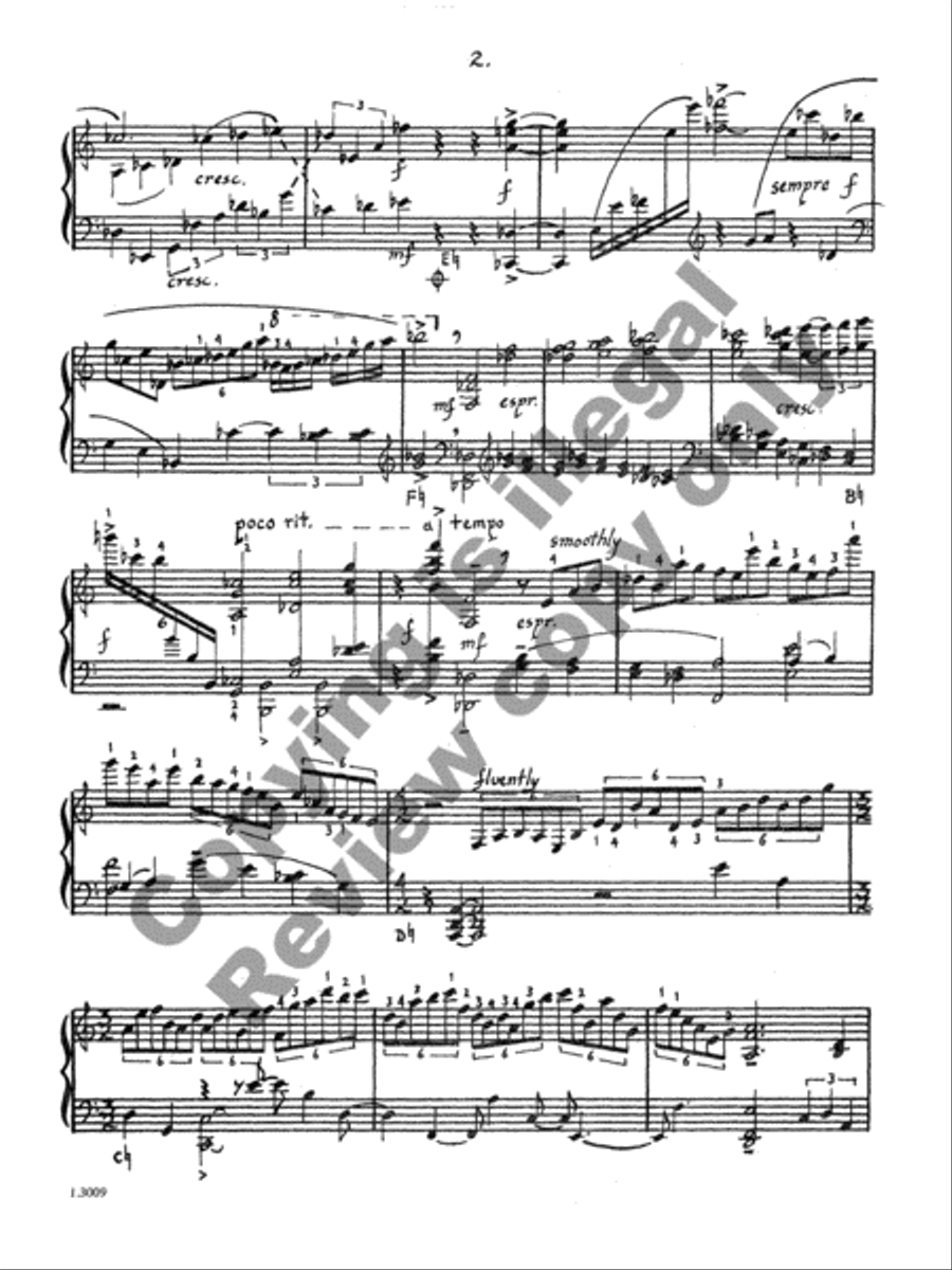 Sonata for Harp Harp scores gallery preview page 4