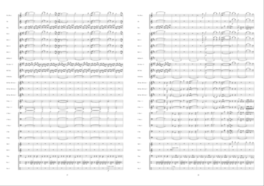 The Last Of The Mohicans Fanfare Band scores gallery preview page 15