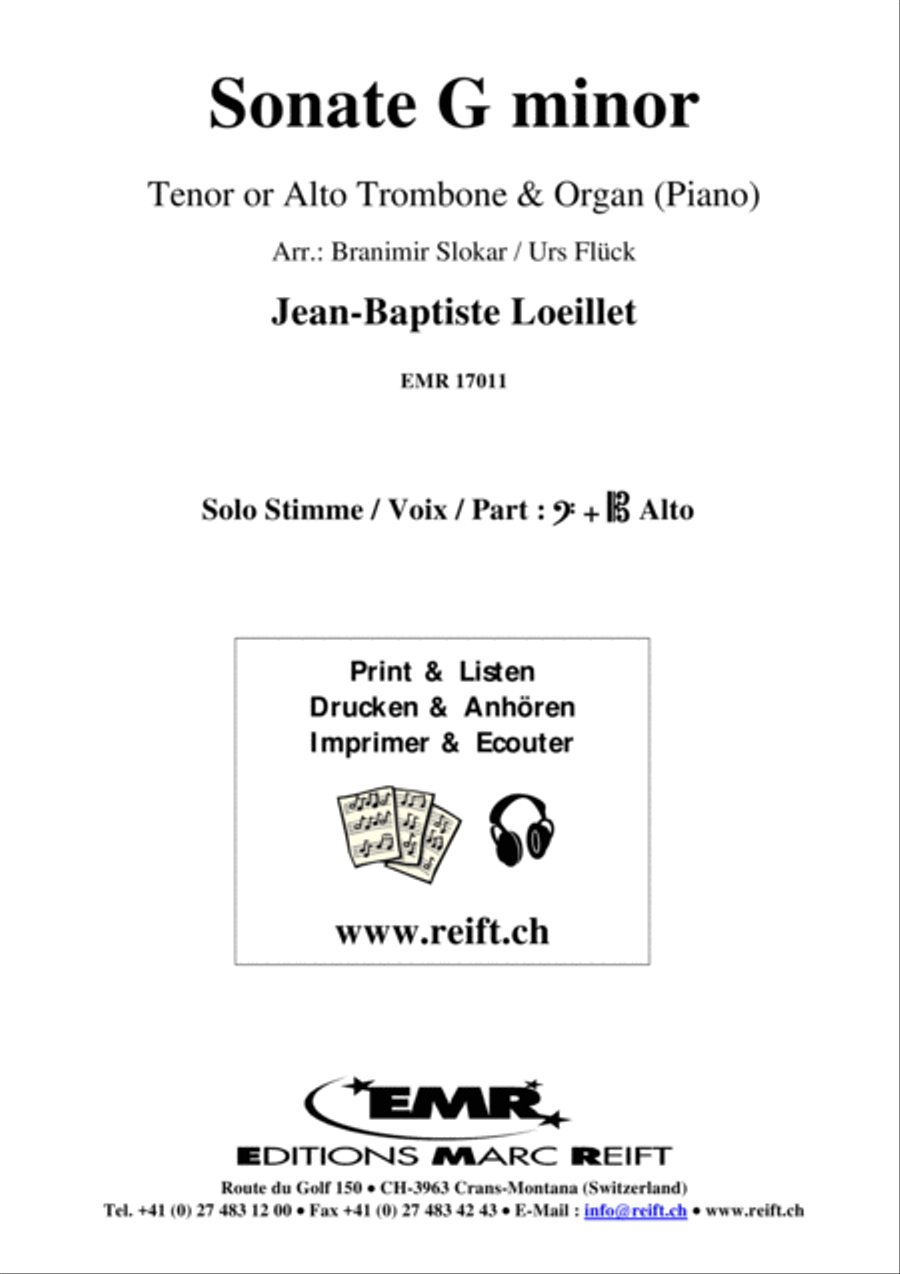 Sonate G Minor Organ scores gallery preview page 3