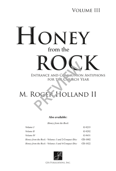 Honey from the Rock - Volume 3 image number null