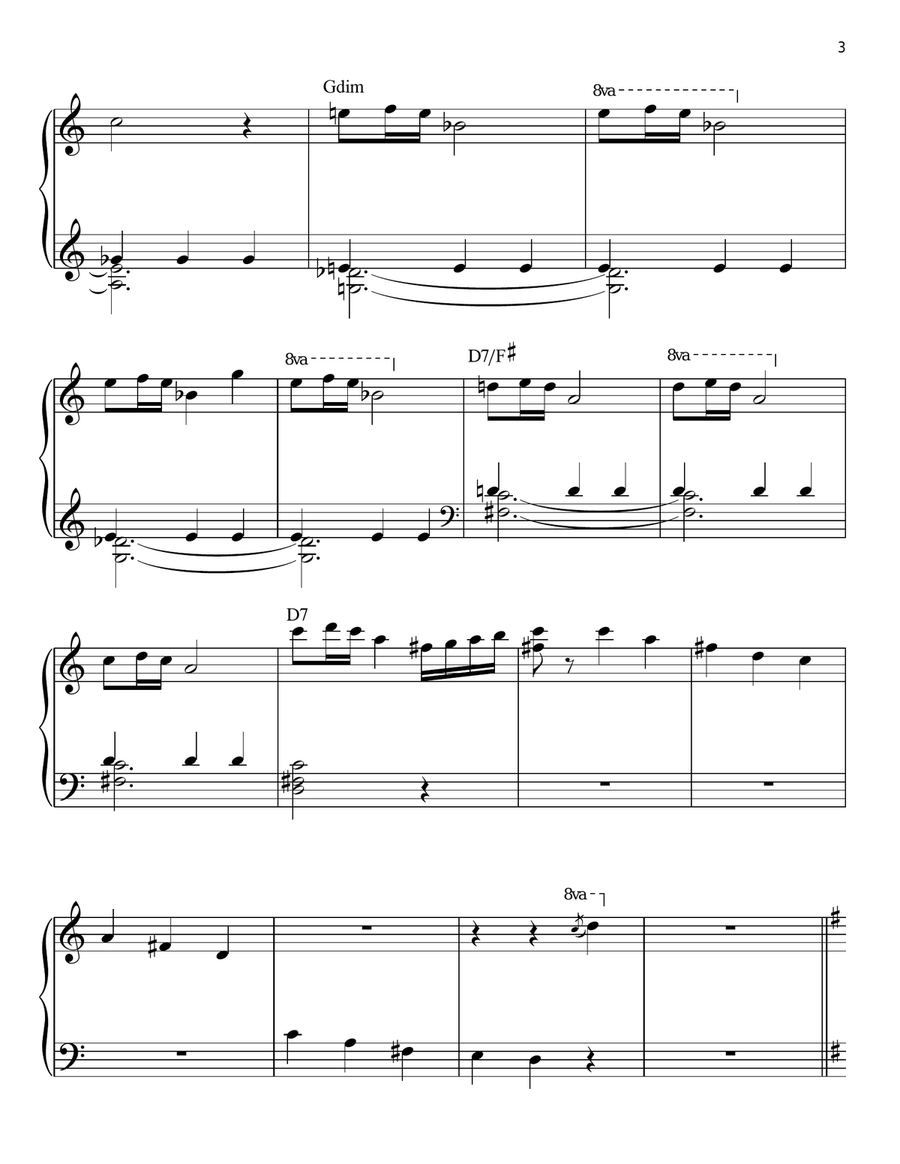 Planetarium Easy Piano scores gallery preview page 3