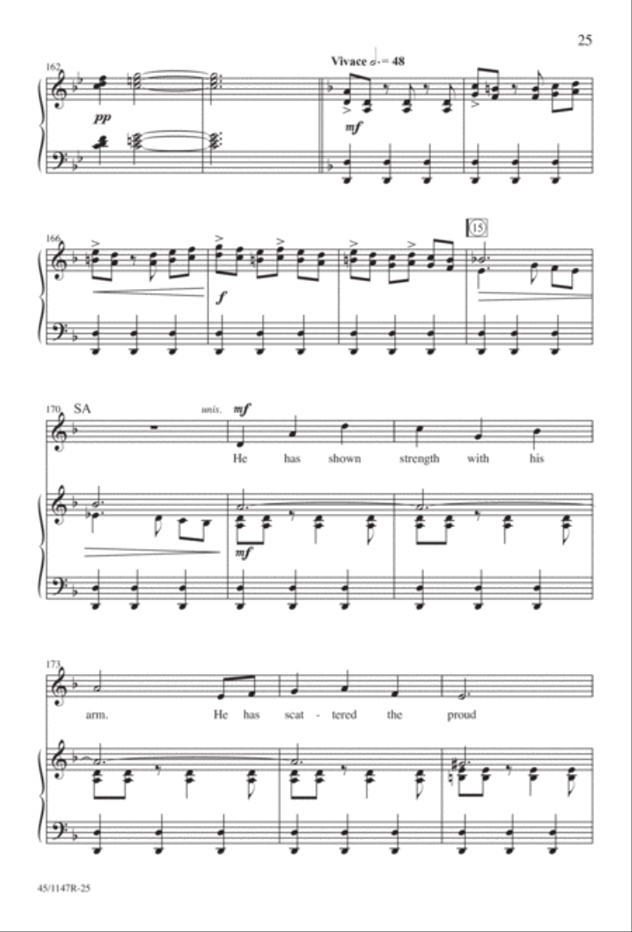 Magnificat Magnificat Divisi scores gallery preview page 26